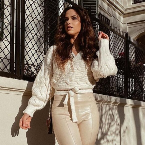 Zara Cable Knit Sweater Jacket - Picture 11 of 14